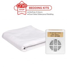 nite train r bedwetting alarm bedding kit