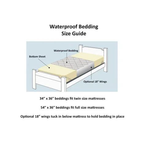 waterproof bedding size guide waterproof bedding size guide