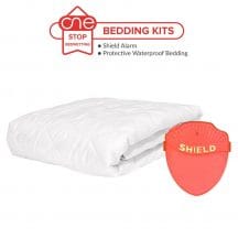 shield prime bedding kit red quilted