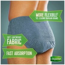depend flex fit men features