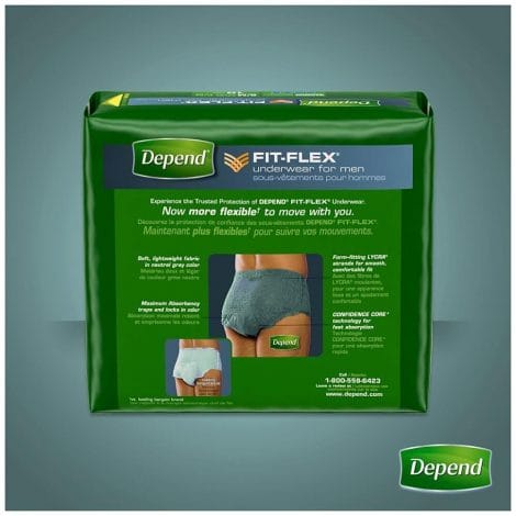 depend flex fit men package depend flex fit men package