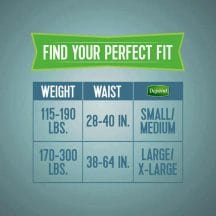 depend flex fit men size