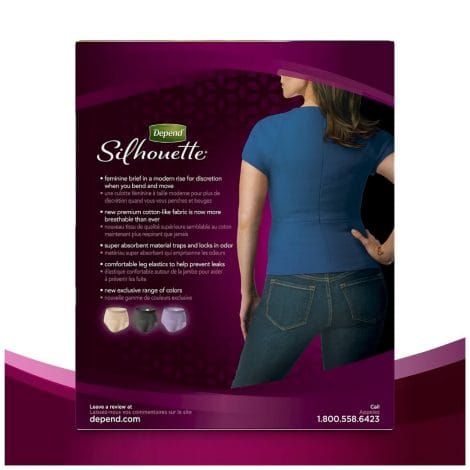 depend silhouette maximum absorbency 3 depend silhouette maximum absorbency 3