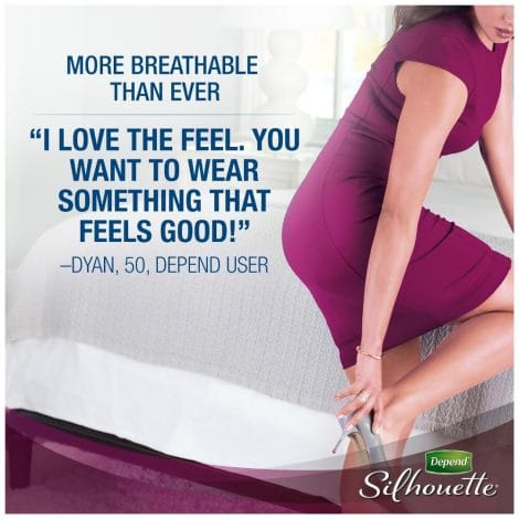 depend silhouette maximum absorbency 4 depend silhouette maximum absorbency 4