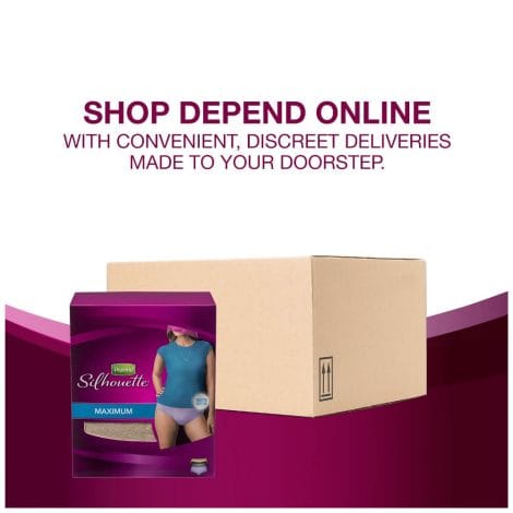 depend silhouette maximum absorbency 5 depend silhouette maximum absorbency 5