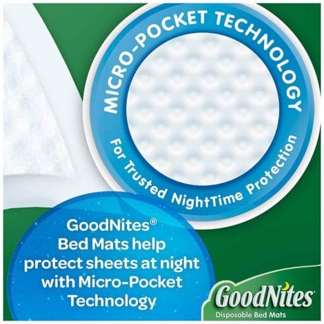 goodnites diaposable bed mats 2 goodnites diaposable bed mats 2