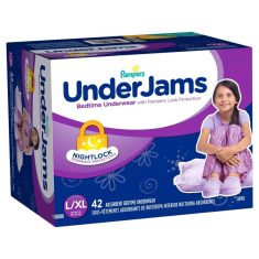 pampers underjams girls bedtime underwear 1