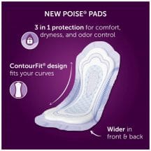 poise incontinence pads 1